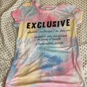 Tie Dye Shirt with Exclusive and it’s meaning